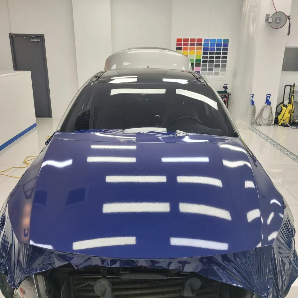 Kia K5 1st Genのカーラッピング事例 施工写真 1-3