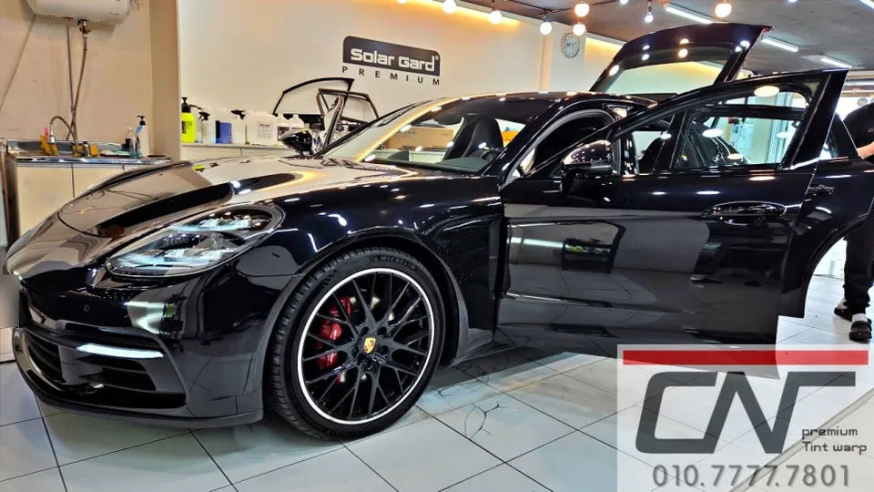 Porsche Panamera window tinting - Porsche Panamera Window Tinting Review: Zenith IR Film photo 3