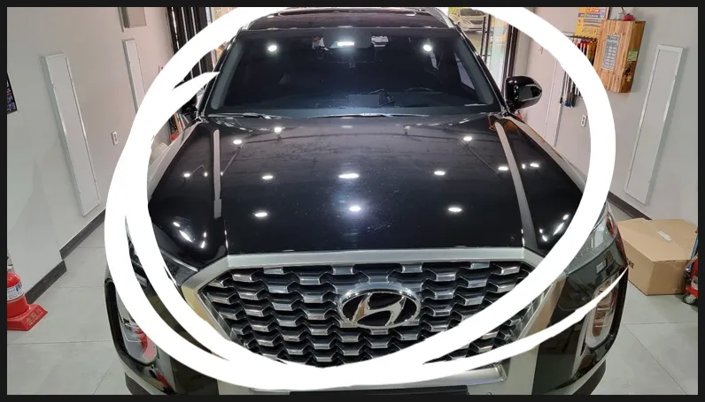 Hyundai Palisadeのガラスコーティング事例|費用目安・仕上がり 施工写真 2-1