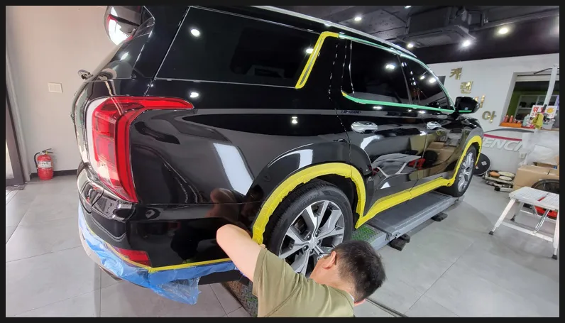 Hyundai Palisadeのガラスコーティング事例|費用目安・仕上がり 施工写真 2-2