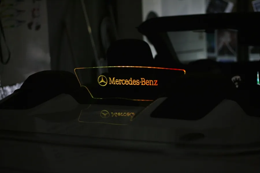 Mercedes-Benz E-Class body repair installation result