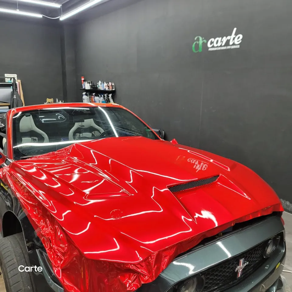 Ford Mustangのカーラッピング事例｜費用目安・仕上がり 施工写真 3-3