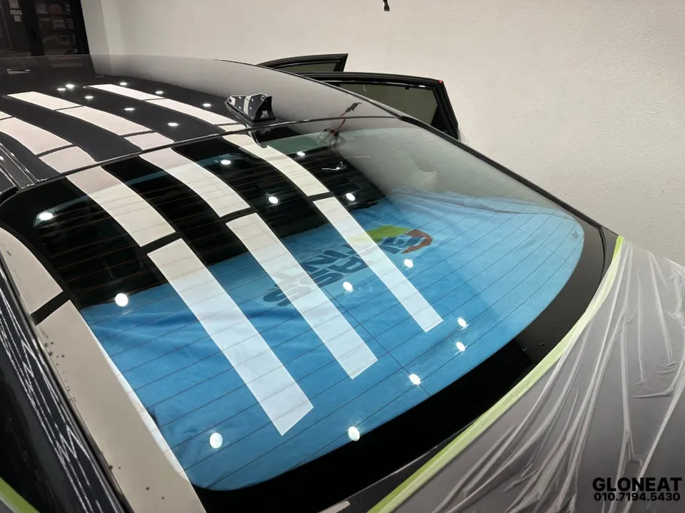Kia K7 Premierのカーフィルム施工事例|費用目安・仕上がり 施工写真 1-3