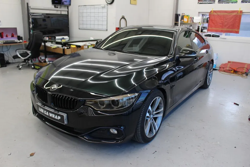 BMW 4 Series vinyl wrap - BMW 4 Series Vinyl Wrap Re-application: Brooklyn Grey Review photo 3