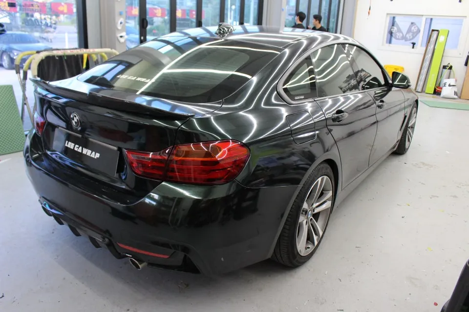 BMW 4 Series vinyl wrap - BMW 4 Series Vinyl Wrap Re-application: Brooklyn Grey Review photo 5