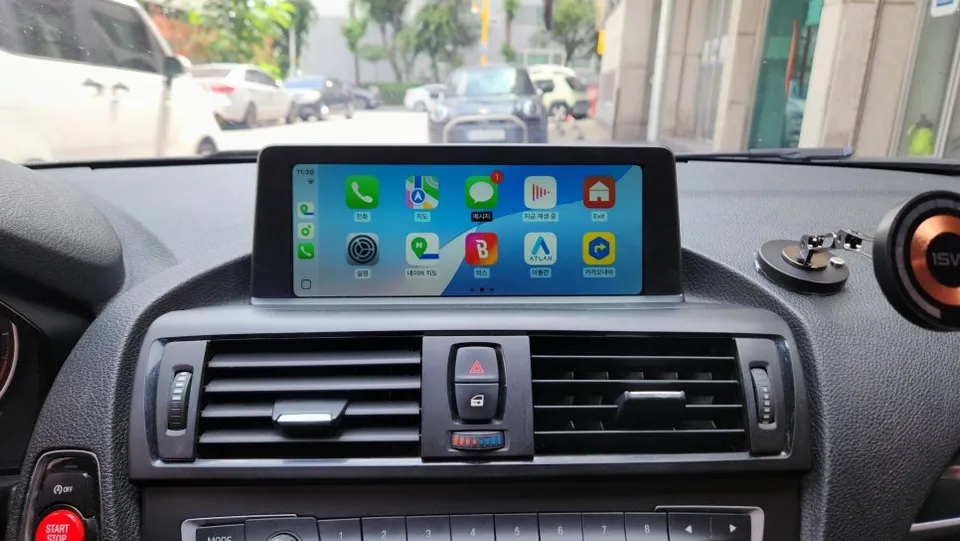 BMW 1 Series F20のAndroid Auto・CarPlay取付事例 施工写真 2-2