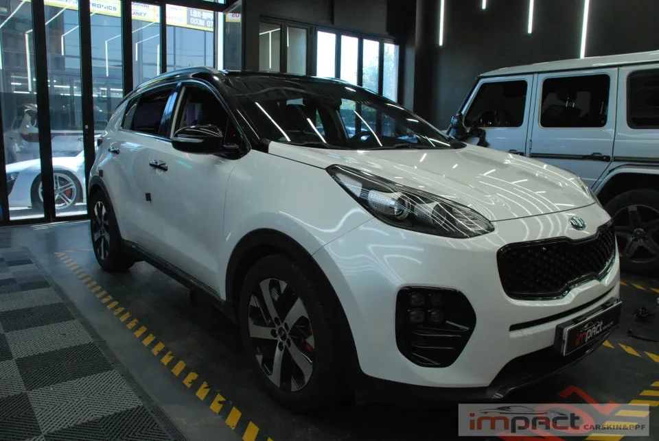 Kia Sportage QLのカーラッピング事例|費用目安・仕上がり 施工写真 1-2