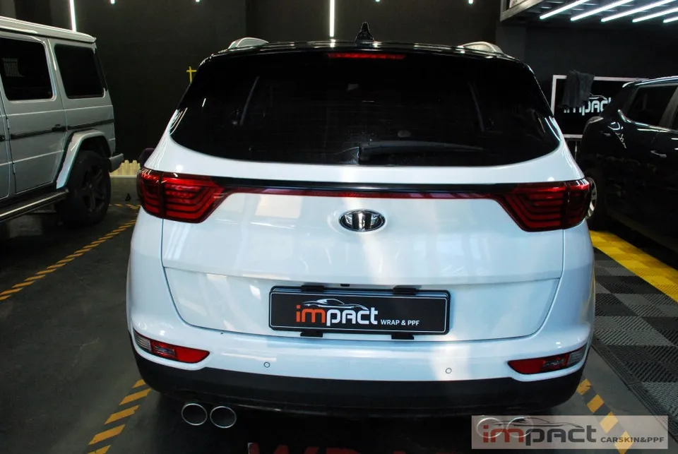 Kia Sportage QLのカーラッピング事例|費用目安・仕上がり 施工写真 4-2