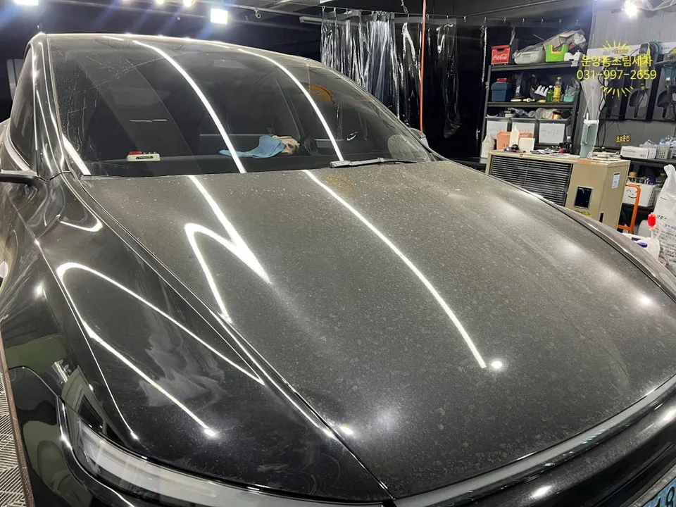 Tesla Model Y ceramic coating - Tesla Model Y Ceramic Coating Review: Enhanced Shine & Hydrophobi photo 4