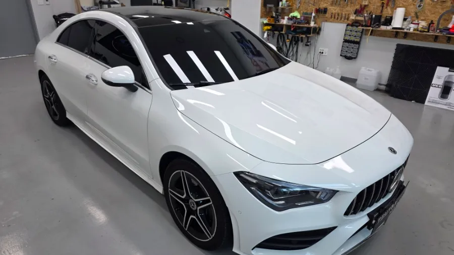Mercedes-Benz CLA ppf - Mercedes-Benz CLA PPF Review — Satin Black Color PPF vs. Wrapping photo 5