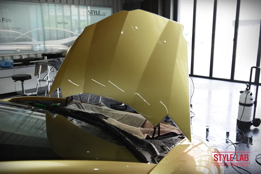 Lamborghini AventadorのPPF施工事例|費用目安・仕上がり 施工写真 3-1