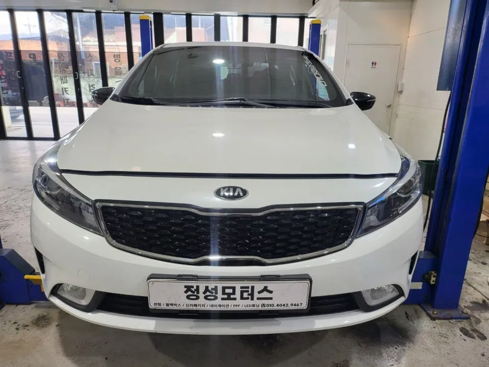Kia K3 lighting upgrade installation result