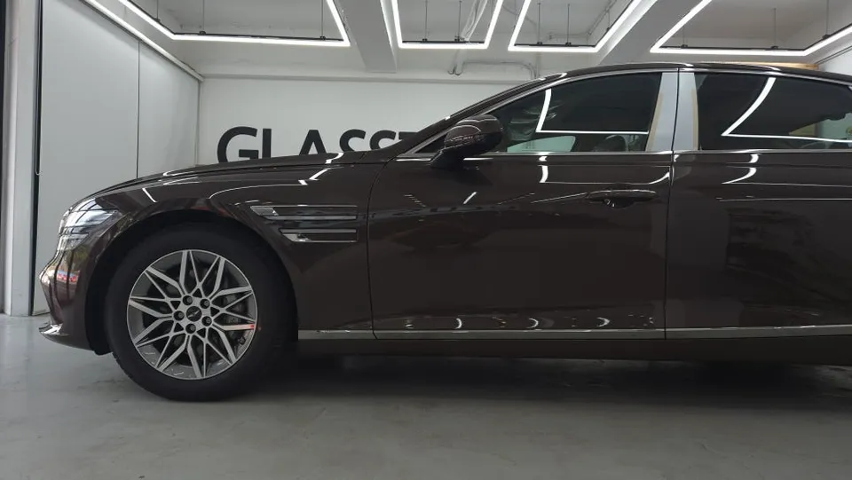 Genesis G80 PPF施工事例|費用目安と仕上がり 施工写真 3-1