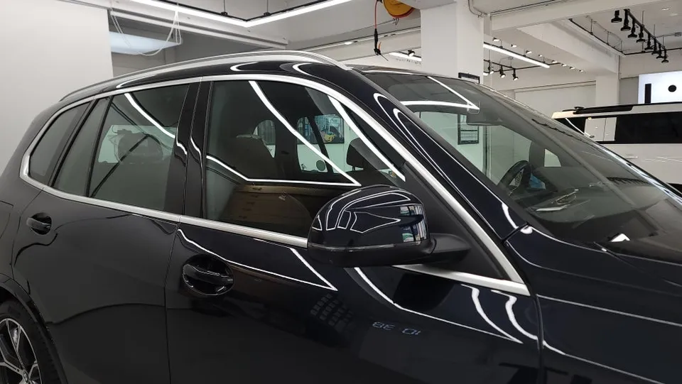 BMW X5 Window Tinting Review: Santana & Brillia by L'Custom photo 4