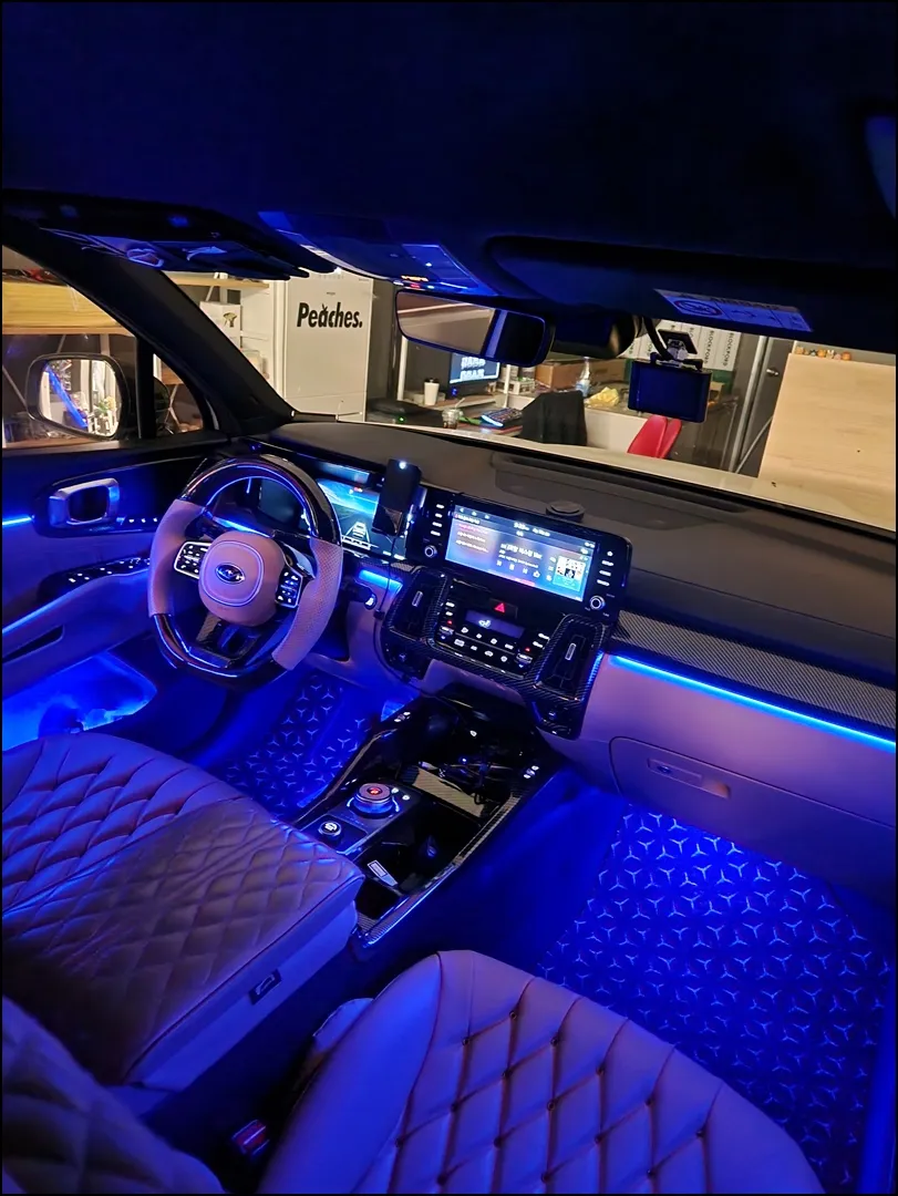 Kia Sorento MQ4 ambient lighting - Kia Sorento MQ4 Ambient Lighting Review — Enhanced Interior Mood photo 5