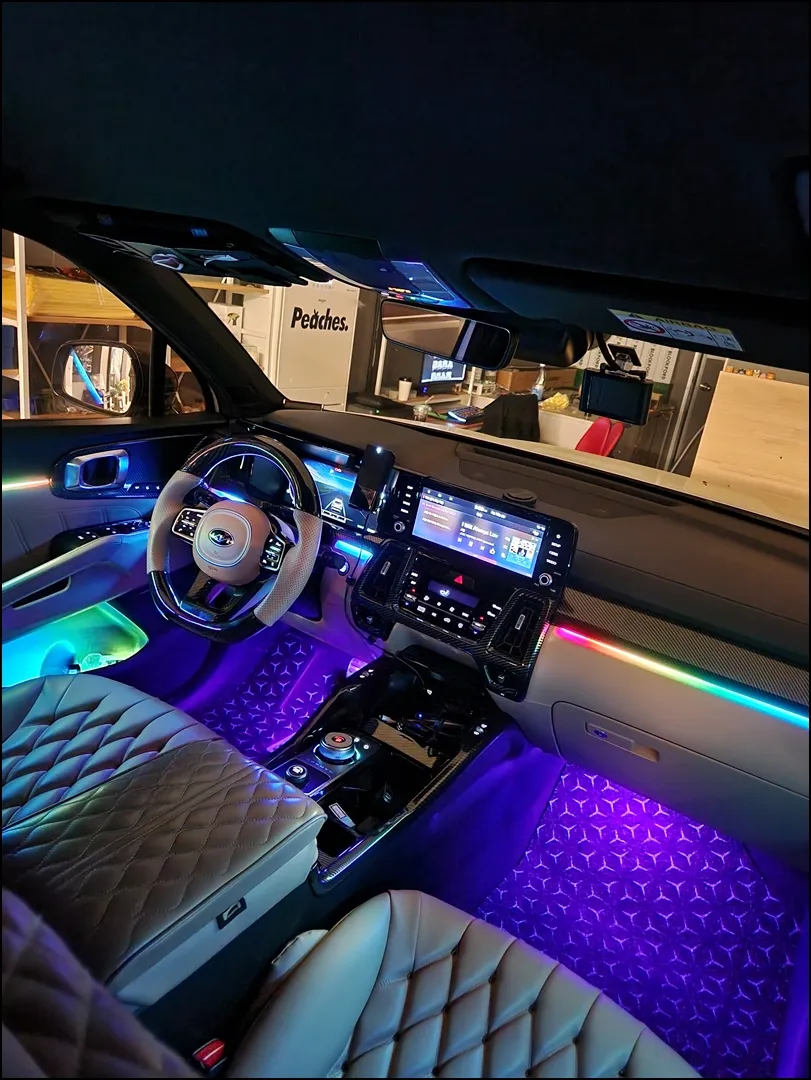 Kia Sorento MQ4 ambient lighting - Kia Sorento MQ4 Ambient Lighting Review — Enhanced Interior Mood photo 7