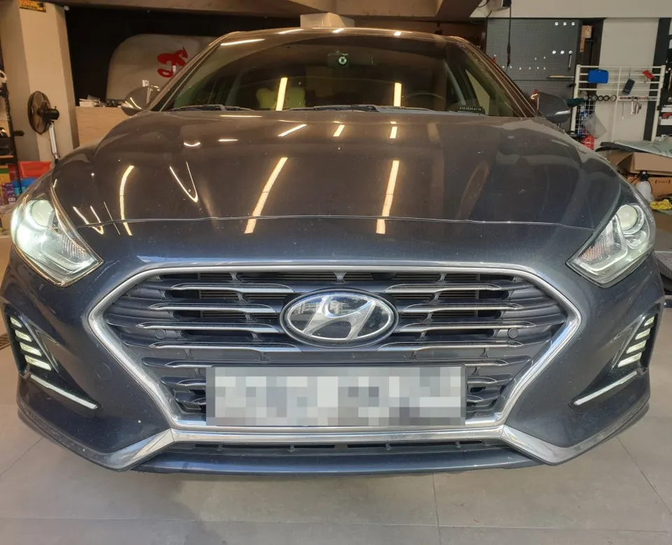 Hyundai Sonata LF lighting upgrade installation result