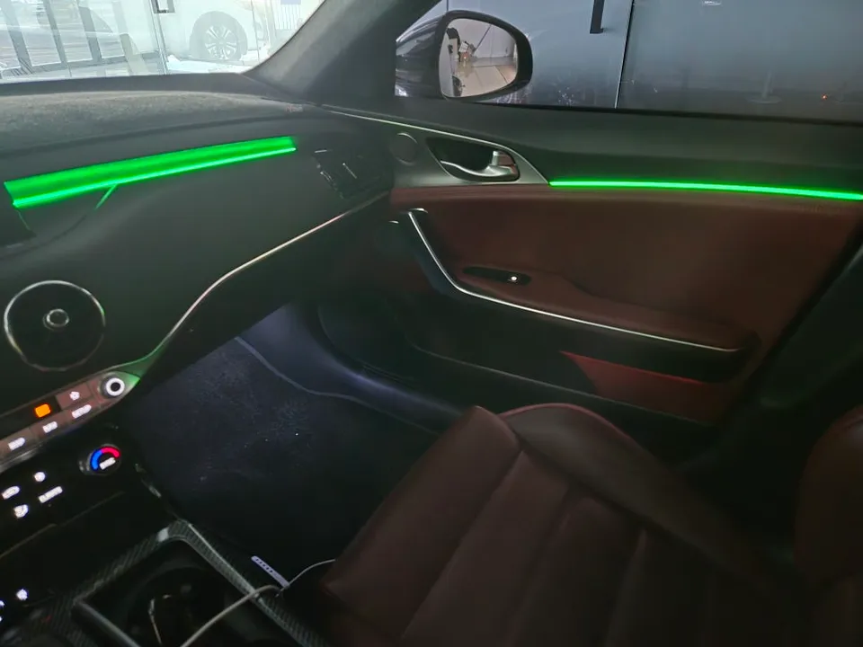 Kia Stinger Meister ambient lighting review