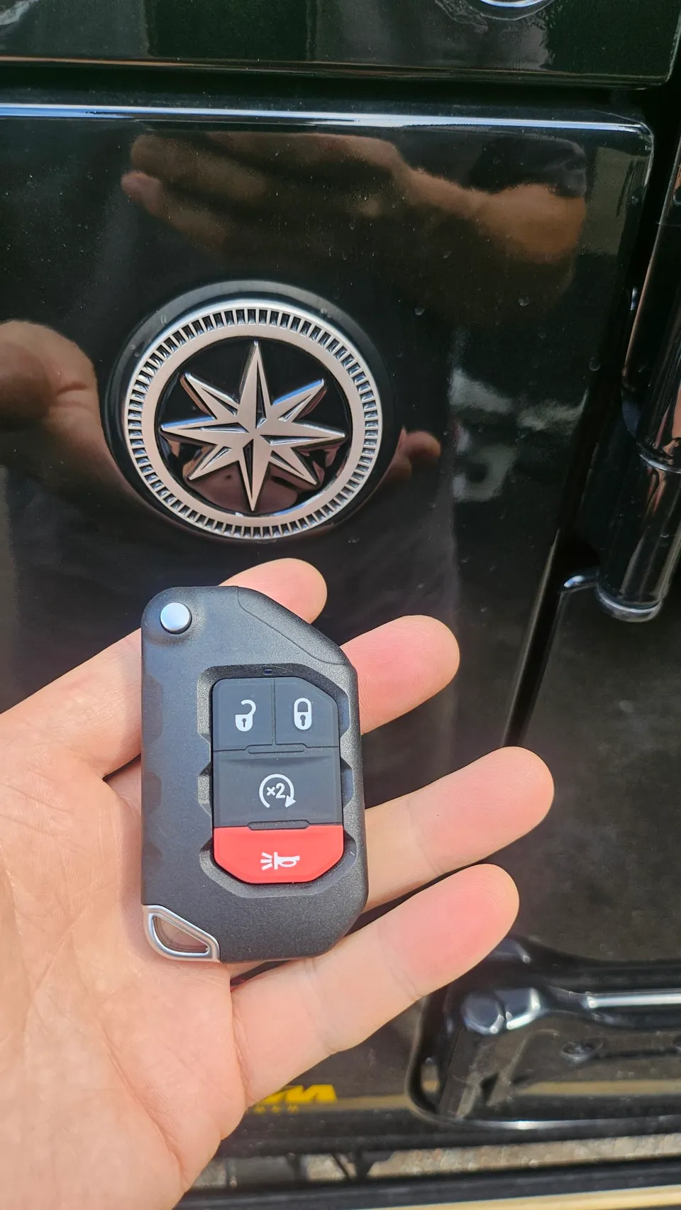 Jeep Wrangler Rubicon oem options installation result