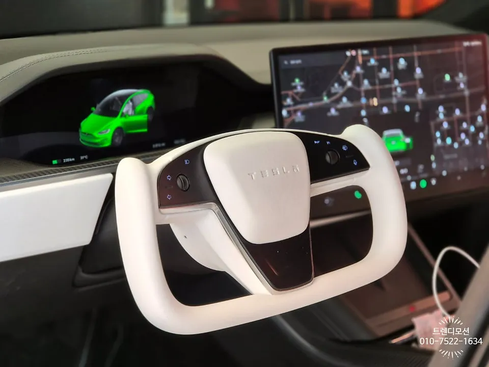 Tesla Model X Steering Wheel Customization Review photo 2