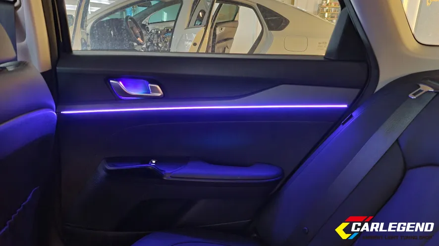 Kia K5 DL3 ambient lighting - Kia K5 DL3 Ambient Lighting Review — Acrylic Install photo 3