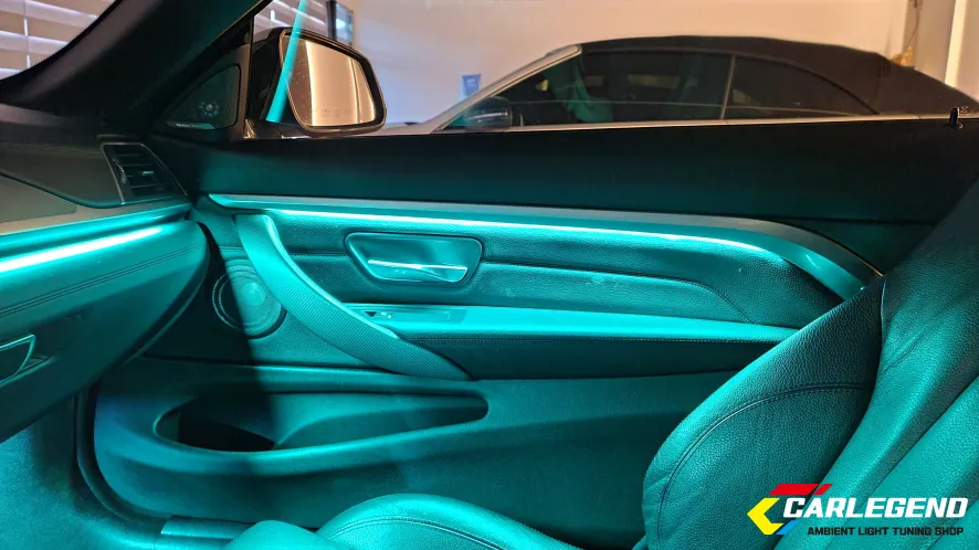 BMW 4 Series ambient lighting - BMW 4 Series Ambient Lighting Installation - Enhanced Mood Lighti photo 3