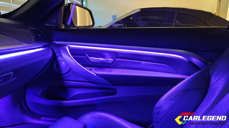 BMW 4 Series ambient lighting - BMW 4 Series Ambient Lighting Installation - Enhanced Mood Lighti photo 4
