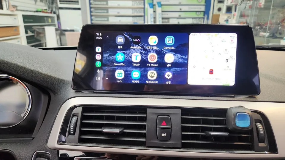 BMW 1 Series F20のAndroid Auto・CarPlay取付事例 施工写真 1-3