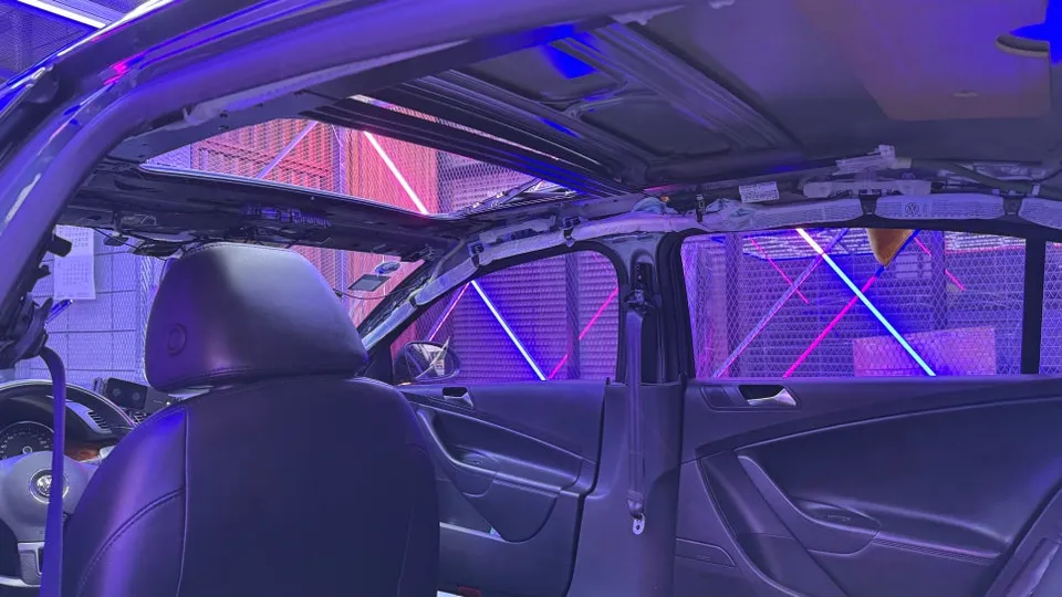 Volkswagen Passat interior customization - Volkswagen Passat Headliner Repair & Upgrade photo 4