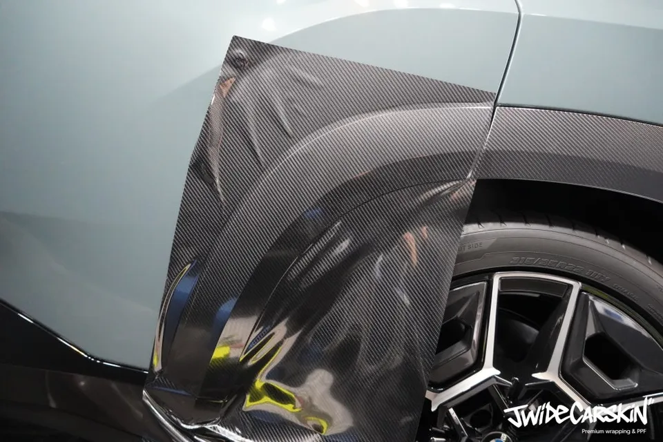 BMW XM vinyl wrap - BMW XM Vinyl Wrap Review: Partial Wrap for Protection photo 5