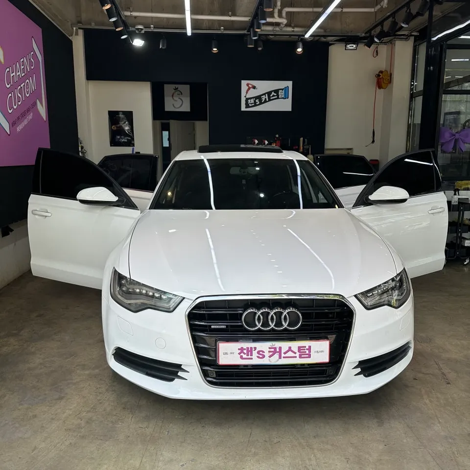 Audi A6 vinyl wrap installation result