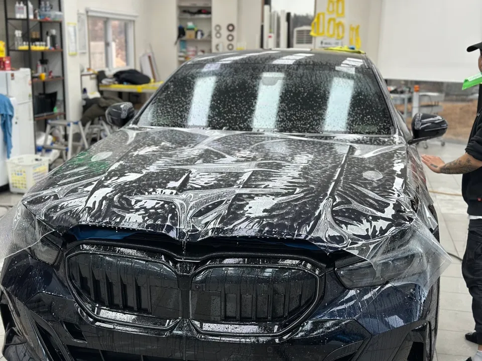 BMW 5 Series G30 PPF施工事例|韓国での実例紹介 施工写真 3-2