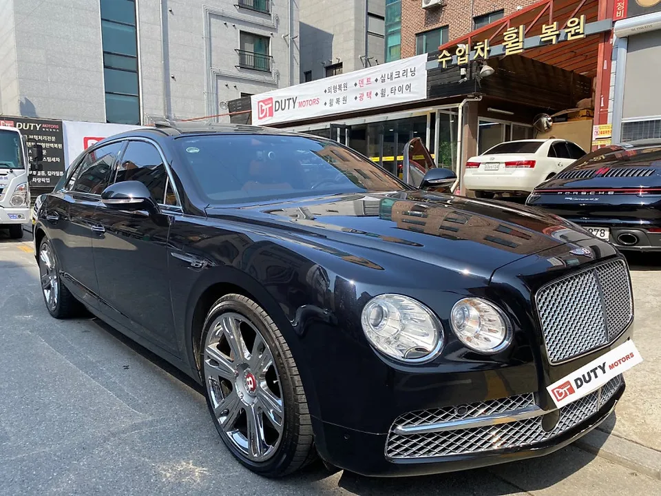 Bentley Flying Spur wheel repair installation result