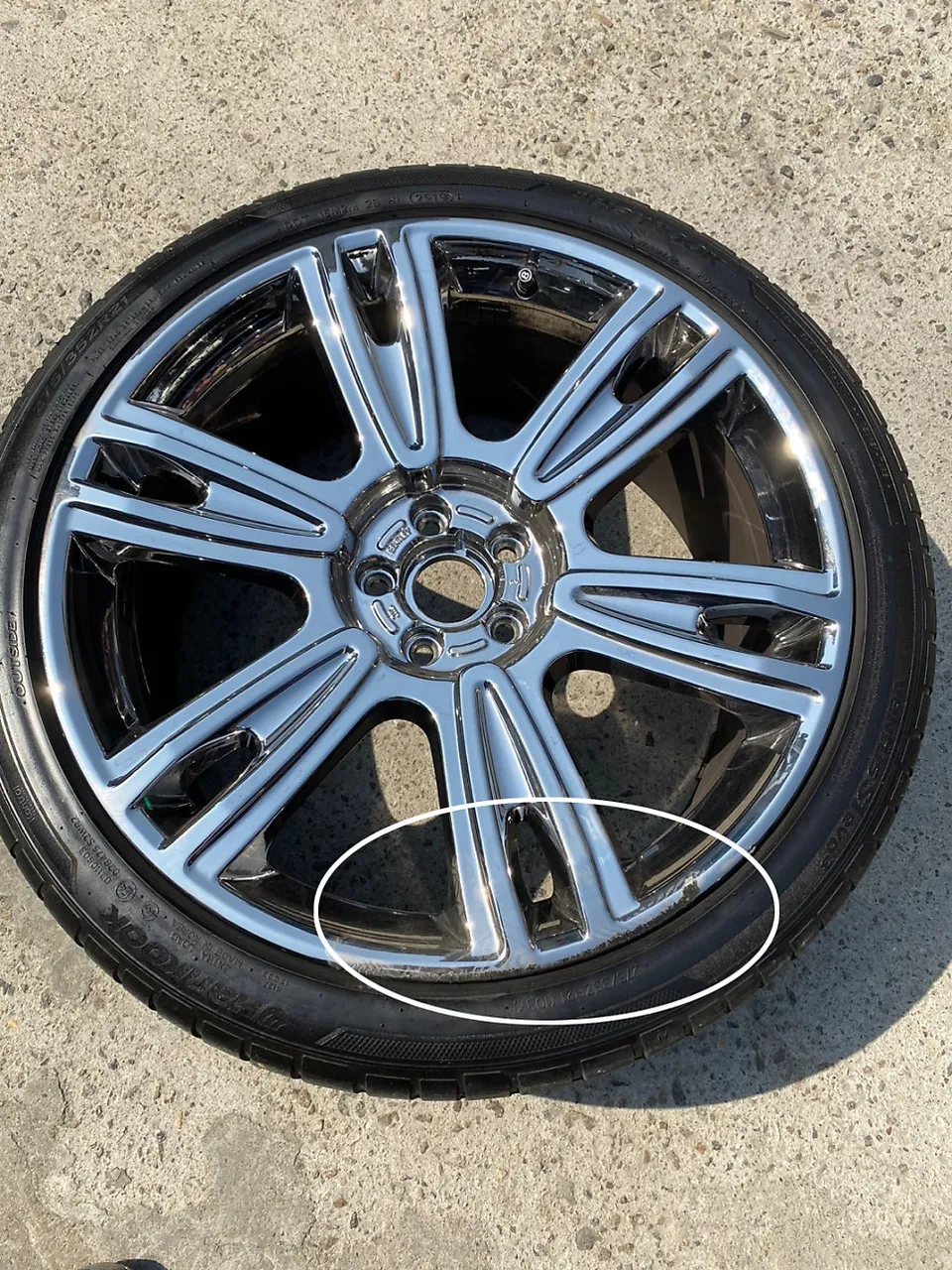 Bentley Flying Spur wheel repair - Bentley Flying Spur Wheel Repair Review - Restored to Perfection photo 4
