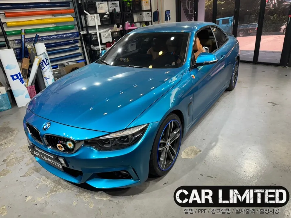 BMW 4 Seriesのカーラッピング事例|費用目安・仕上がり 施工写真 2-3
