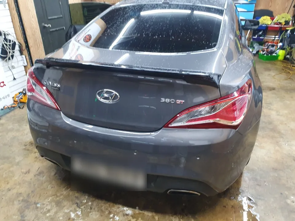Genesis Coupe android head unit installation result