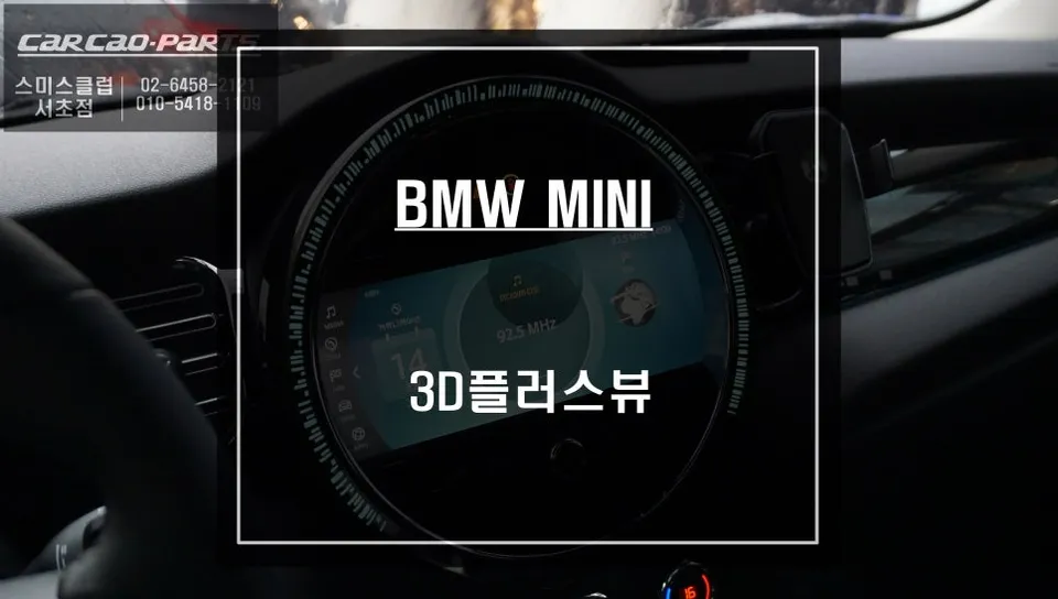 BMW MINI surround view camera installation result