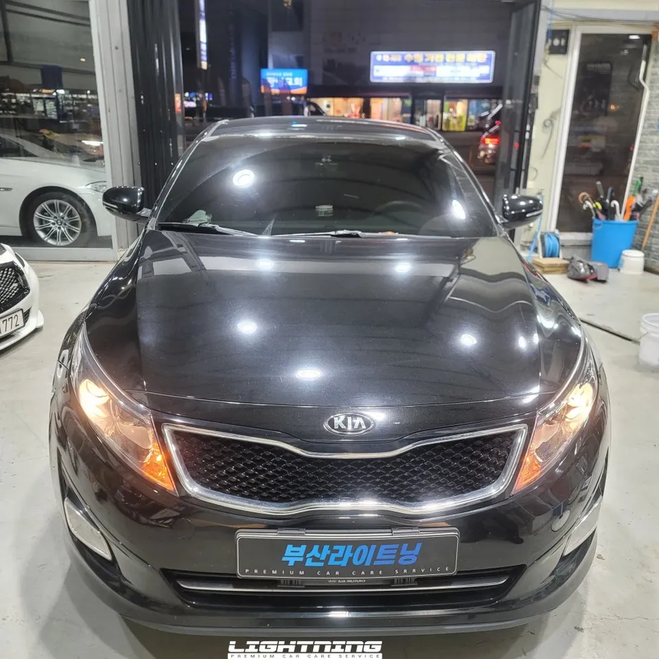 Kia K5 カーフィルム施工事例｜韓国での実例紹介 施工写真 1-1