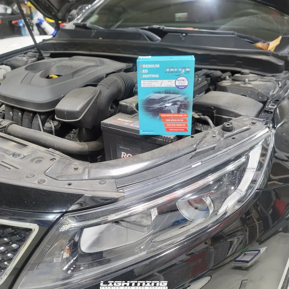 Kia K5 カーフィルム施工事例｜韓国での実例紹介 施工写真 3-1
