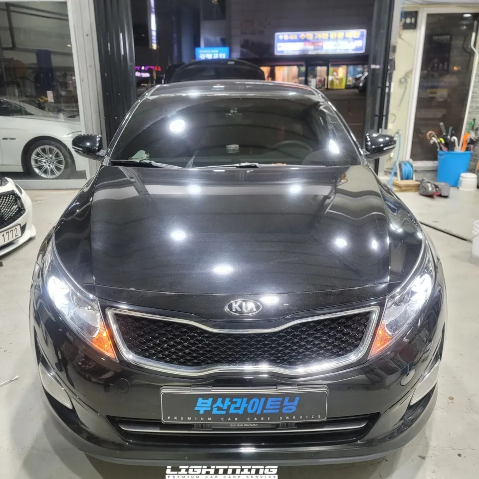Kia K5 カーフィルム施工事例｜韓国での実例紹介 施工写真 1-3