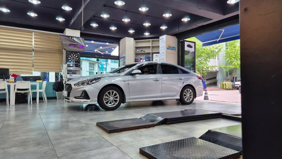 Hyundai Sonata New Rise seat ventilation installation result