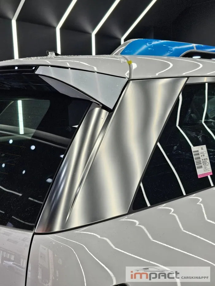 Hyundai Palisade LX3のカーラッピング事例|クロームパーツの変身 施工写真 2-2