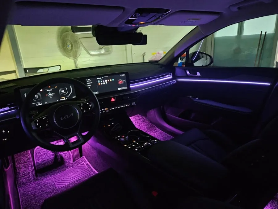 Kia K5 DL3 ambient lighting - Kia K5 Ambient Lighting Upgrade: Seamless Integration photo 3
