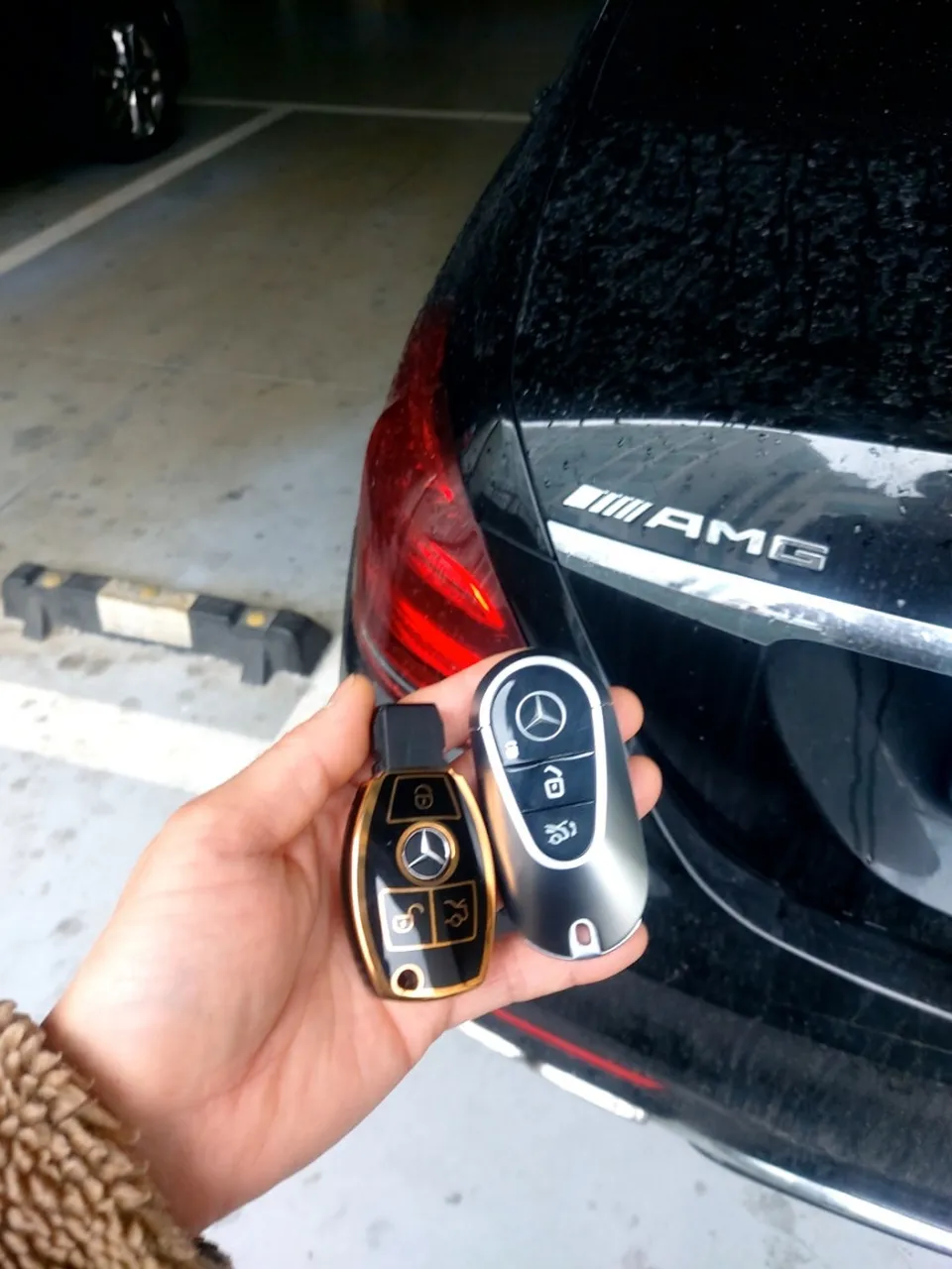 Mercedes-Benz S63 AMG oem options installation result