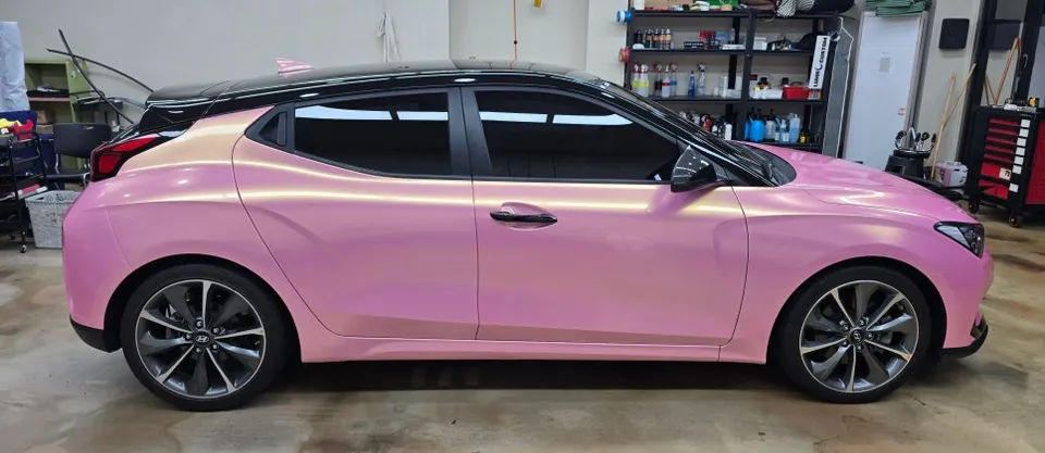 Hyundai Veloster JSのカーラッピング事例 施工写真 5