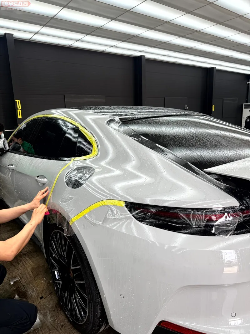 Porsche Panamera ppf installation result