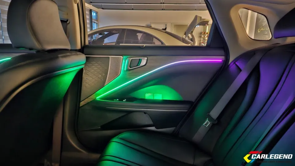 Kia K8 ambient lighting - Kia K8 Ambient Lighting Installation Review photo 3