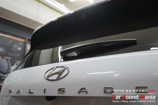 Hyundai Palisade car audio installation result