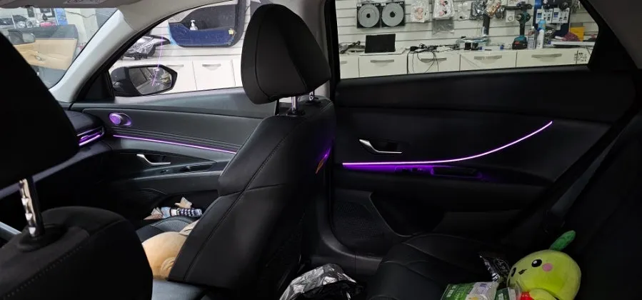 Hyundai Elantra CN7 ambient lighting - Hyundai Elantra CN7 Ambient Lighting Review — Cost & Results photo 5