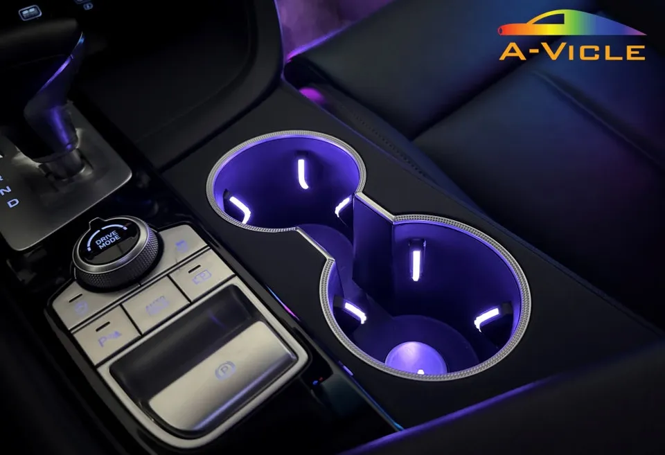 Genesis G70 ambient lighting installation result